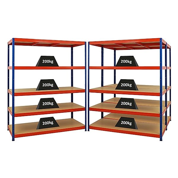 PROREGAL Mega Deal 3x Schwerlastregal Giant Elephant HxBxT 180 x 150 x 60 c günstig online kaufen
