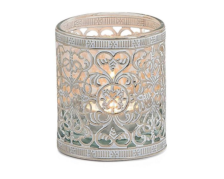 matches21 HOME & HOBBY Kerzenhalter Vintage Kerzenglas als Windlicht Latern günstig online kaufen