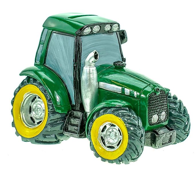 Kremers Schatzkiste Spardose Spardose Traktor grün Deko Sparschwein Figur B günstig online kaufen