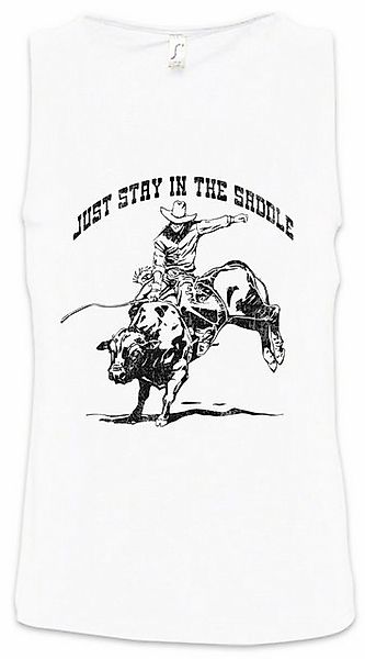 Urban Backwoods Tanktop Just Stay In The Saddle Ärmelloses T-Shirt Rodeo Co günstig online kaufen