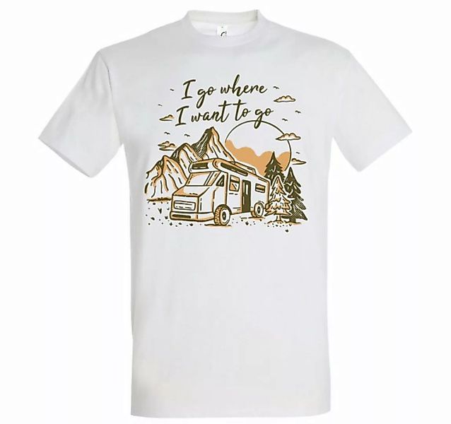 Youth Designz T-Shirt "I Go Where I Want To Go" Herren Shirt mit trendigem günstig online kaufen