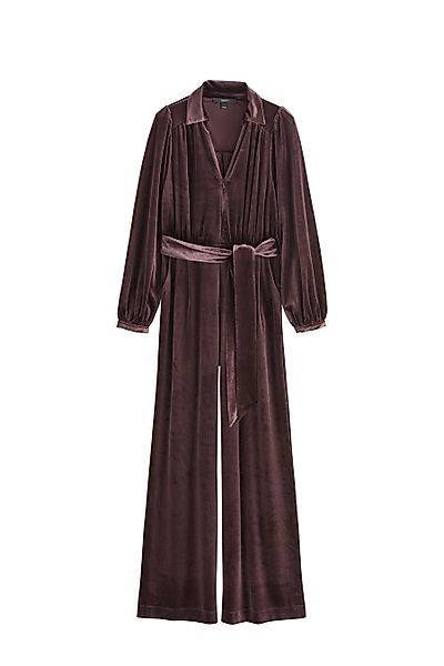 Next Jumpsuit Samt-Jumpsuit mit Bindegürtel und günstig online kaufen