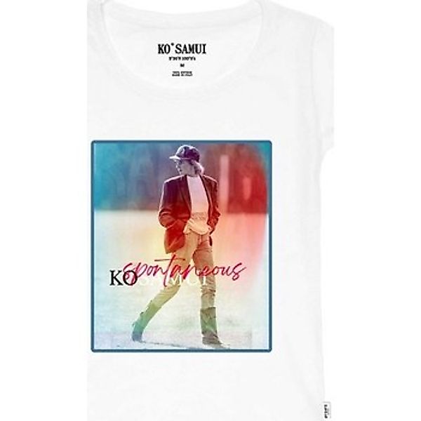 Ko Samui Tailors  T-Shirts & Poloshirts Offhand Graphic T-Shirt wei günstig online kaufen