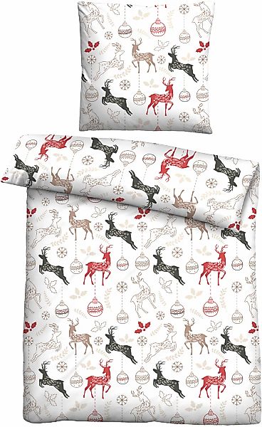 Castell - Markenbettwäsche Bettwäsche "0306734" 2 Stk. tlg. wohlig warm, te günstig online kaufen