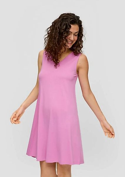 s.Oliver Minikleid Fließendes Kleid mit gekreuztem Riemen-Detail am Rücken günstig online kaufen