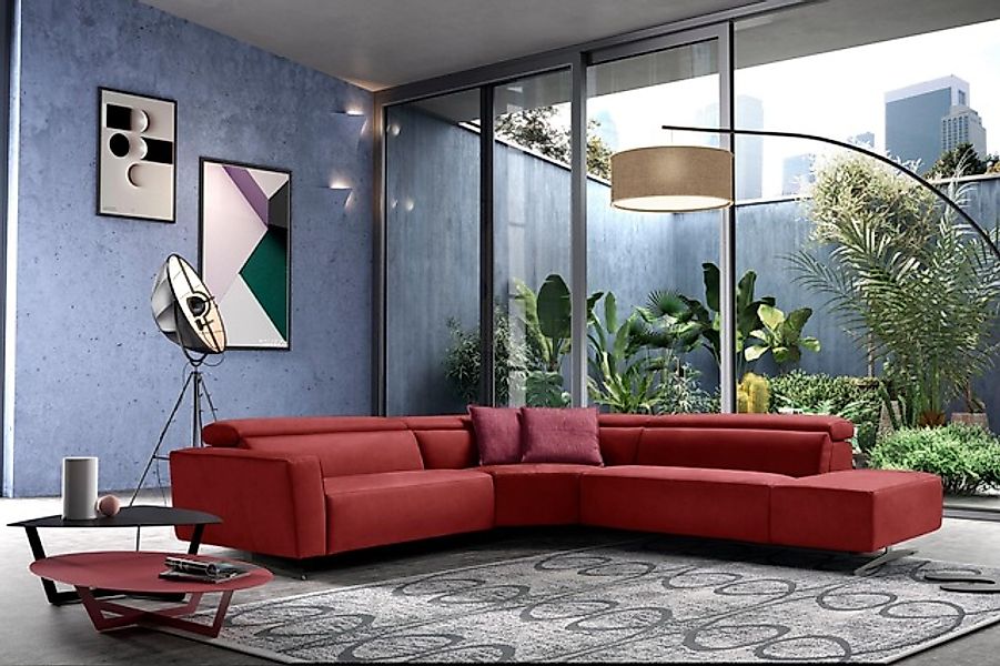 Egoitaliano Ecksofa »Stefanie-e, Designsofa der Extraklasse, bequem mit hoh günstig online kaufen