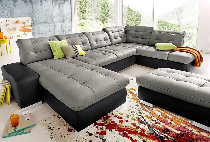sit&more Wohnlandschaft "Palomino U-Form", wahlweise in XL oder XXL günstig online kaufen
