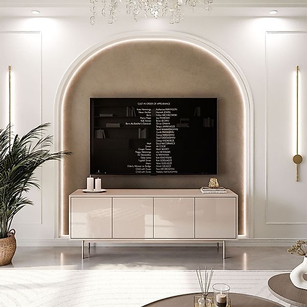 Lookway TV-Schrank SANAYI in Kaschmir TV-Lowboard günstig online kaufen