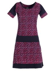 Vishes Tunikakleid Damen Longshirt-Kleid kurzarm Mini-Kleid günstig online kaufen