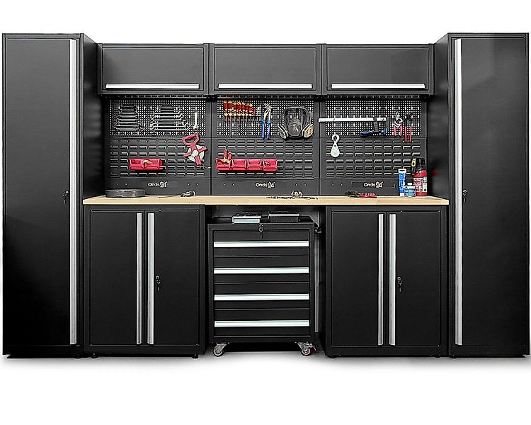ONDIS24 Werkstatt-Set Werkstatteinrichtung XXL SteelMaster 2.0 325 x 55 x 2 günstig online kaufen