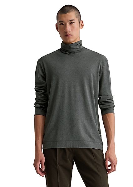 Marc O'Polo Langarmshirt aus weichem Bio-Baumwoll-Woll-Mix günstig online kaufen