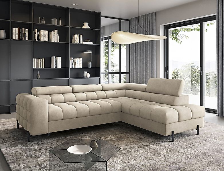 MOEBLO Ecksofa Ferrucio, modernes Schlafsofa mit günstig online kaufen