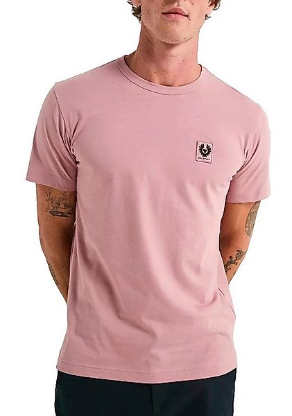 Belstaff T-Shirt Retro 1924 Patch Regular Fit Shirt Gesticktem Rand versehe günstig online kaufen