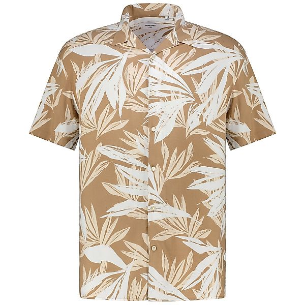 Jack&Jones Freizeithemd aus Viskosemischung Farbe hellbraun Größe: 4XL günstig online kaufen