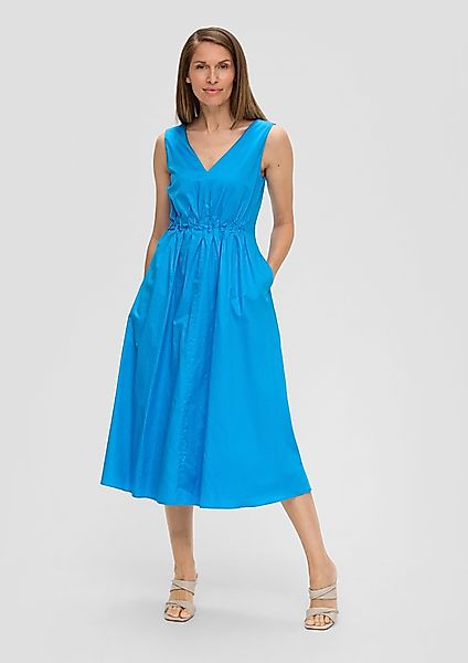 s.Oliver BLACK LABEL Maxikleid Baumwollkleid mit günstig online kaufen