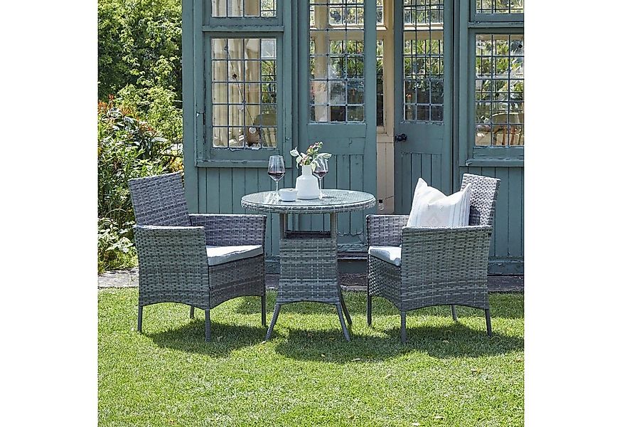 HTI-Living Garten-Essgruppe Gartenmöbel Amelia, (Set, 3-tlg., 2 Stühle 1 Ti günstig online kaufen