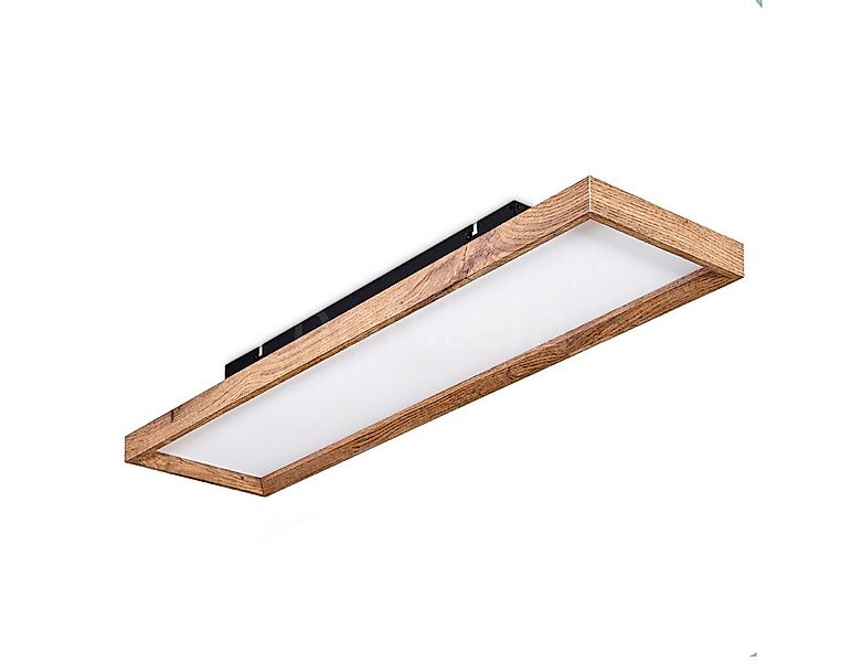 hofstein Deckenleuchte Deckenleuchte aus Metall/MDF/Kunststoff in Schwarz/H günstig online kaufen