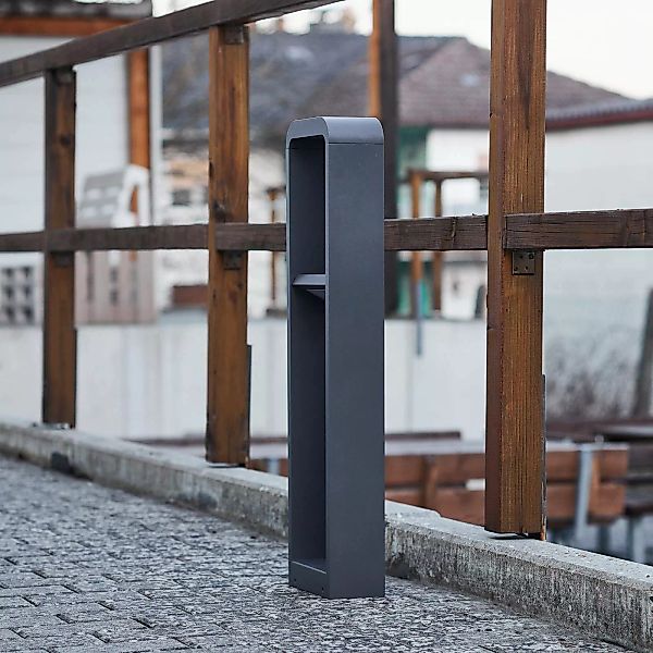 Lindby Darko LED-Wegeleuchte aus Aluminium 80 cm günstig online kaufen