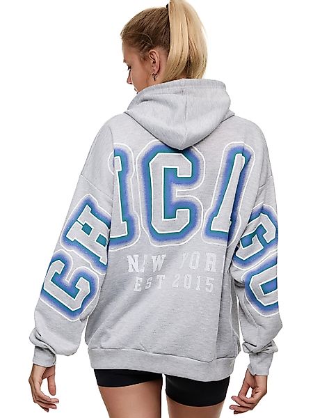 Worldclassca Hoodie Worldclassca Oversized CHICAGO Hoodie günstig online kaufen