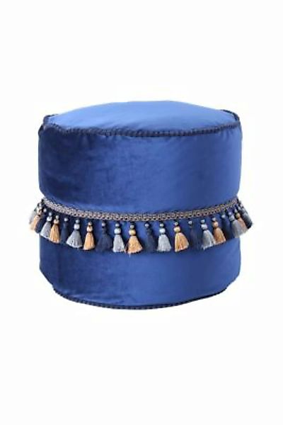 Kayoom Sitzpoufs Pouf Taj Mahal 225 Blau blau günstig online kaufen