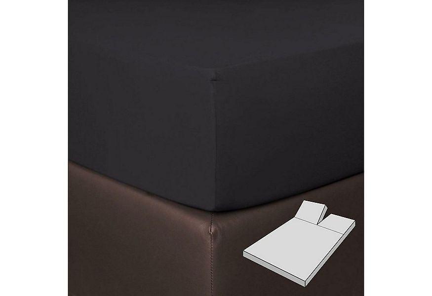 BETTWARENSHOP Spannbettlaken Multi-Stretch Split, Jersey, Gummizug: Rundumg günstig online kaufen