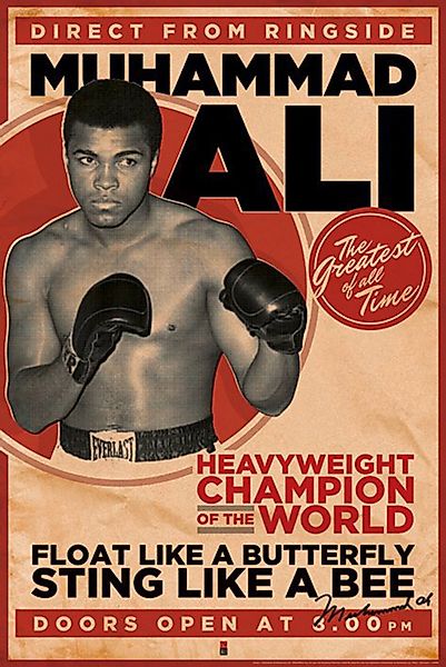 PYRAMID Poster Muhammad Ali Poster Vintage günstig online kaufen