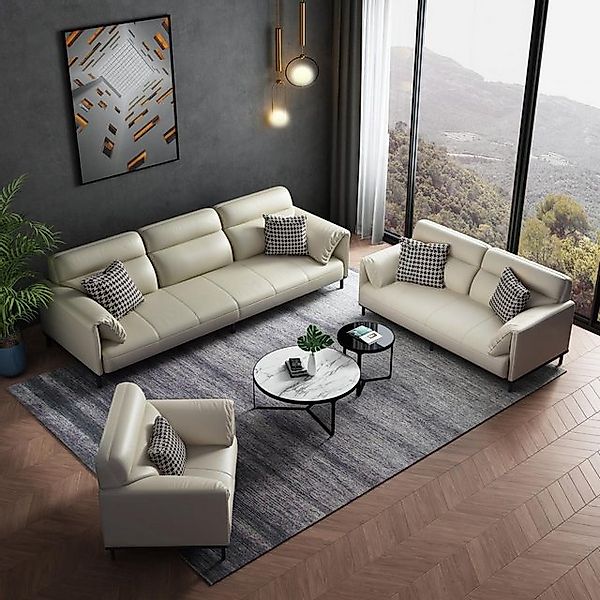 Xlmoebel Sofa Hochwertige Designermöbel aus Italien - Sofa-Set 3-2-1 Sitzer günstig online kaufen