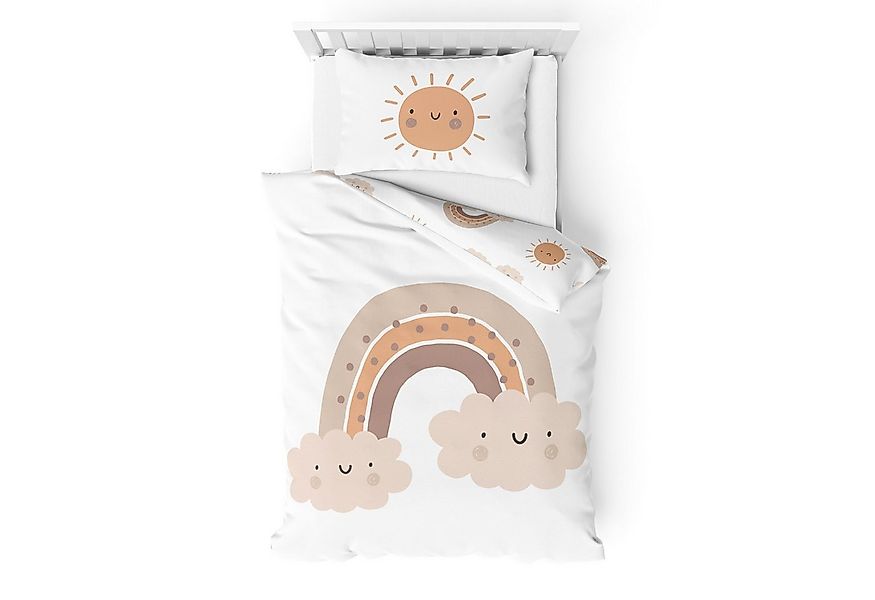 MTOnlinehandel Babybettwäsche Little Sunrise Biber/ Flanell in 100x135 + 40 günstig online kaufen