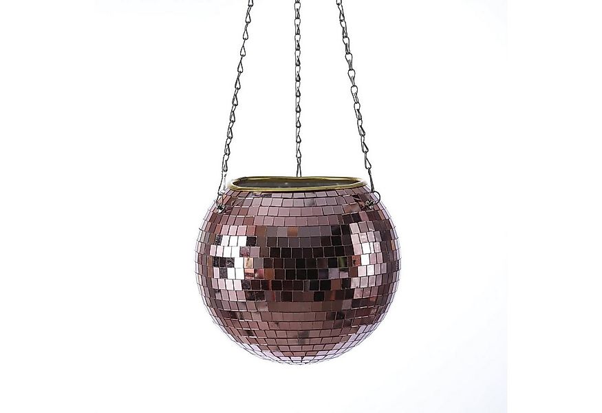 SATISFIRE Blumentopf Hängende Blumenampel Discokugel Spiegelkugel als Blume günstig online kaufen