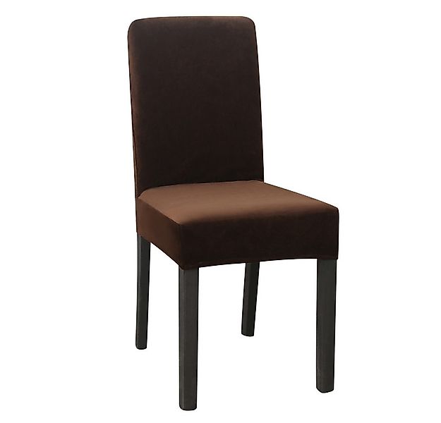 Rosnek Stuhlhusse Wasserdichter,Stretch,Samt,Einfarbig Esszimmer Hochzeit D günstig online kaufen