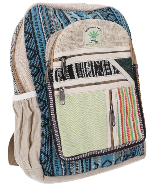 Guru-Shop Freizeitrucksack Bunter Ethno Hanf Rucksack günstig online kaufen