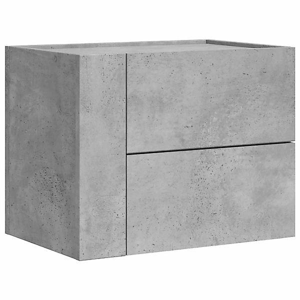 vidaXL Nachttisch Wand-Nachttisch Betongrau 45x30x35 cm günstig online kaufen