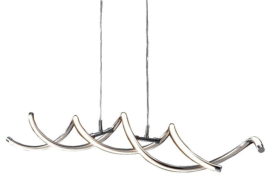 casa NOVA LED Pendelleuchte CALYPSO, 2-flammig, Metall, Touch-Dimmer, Dimmf günstig online kaufen