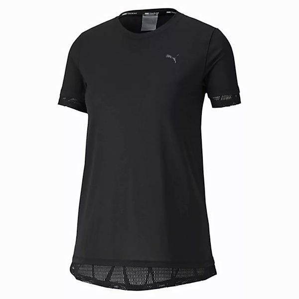 PUMA T-Shirt Puma Damen Trainingsshirt Studio Mixed Lace Tee 519200 günstig online kaufen