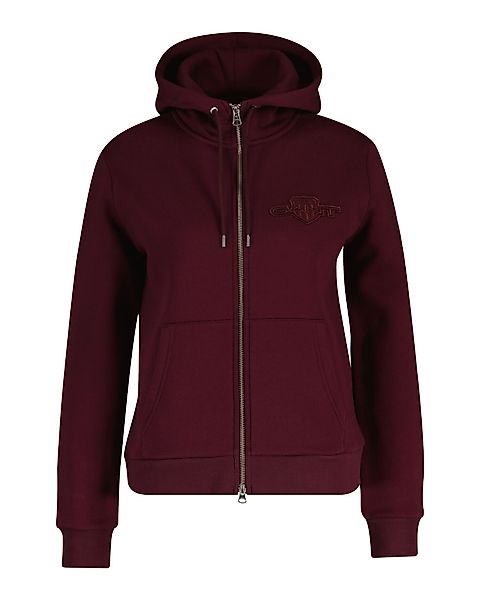 Gant Kapuzensweatjacke REG TONAL SHIELD ZIP günstig online kaufen
