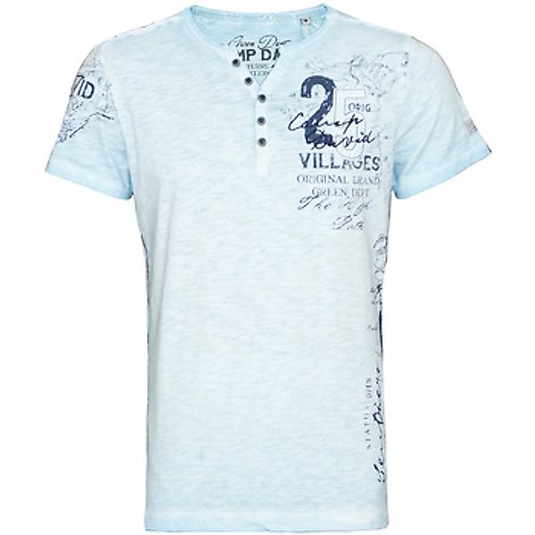 Camp David  T-Shirt T-Shirt Cinque Terre Henley-Kurzarmshirt günstig online kaufen