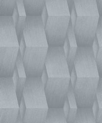 Bricoflor 3D Tapete Silber Grau Moderne Vliestapete Geometrisch Metallic Wa günstig online kaufen