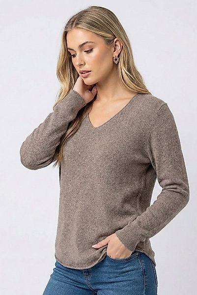 Kendindza Collection V-Ausschnitt-Pullover Damen Strickpullover V-Ausschnit günstig online kaufen