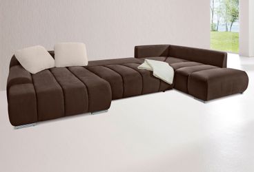 INOSIGN Wohnlandschaft "Bono U-Form" wahlweise mit Bettfunktion günstig online kaufen