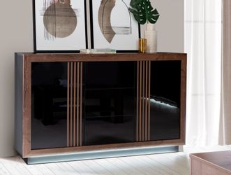FORTE Sideboard "Savona" Breite 162 cm, inkl. Sockelbeleuchtung günstig online kaufen