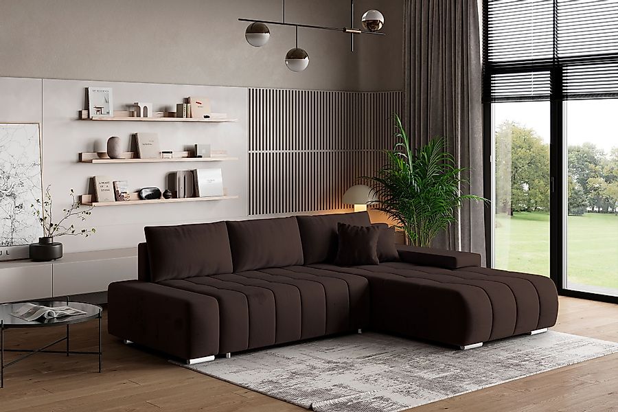 Masseno Ecksofa ALESE mit Schlaffunktion L-Form, günstig online kaufen