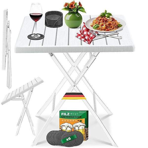 KESSER Bistrotisch Balkontisch klappbar (Gartentisch mit günstig online kaufen