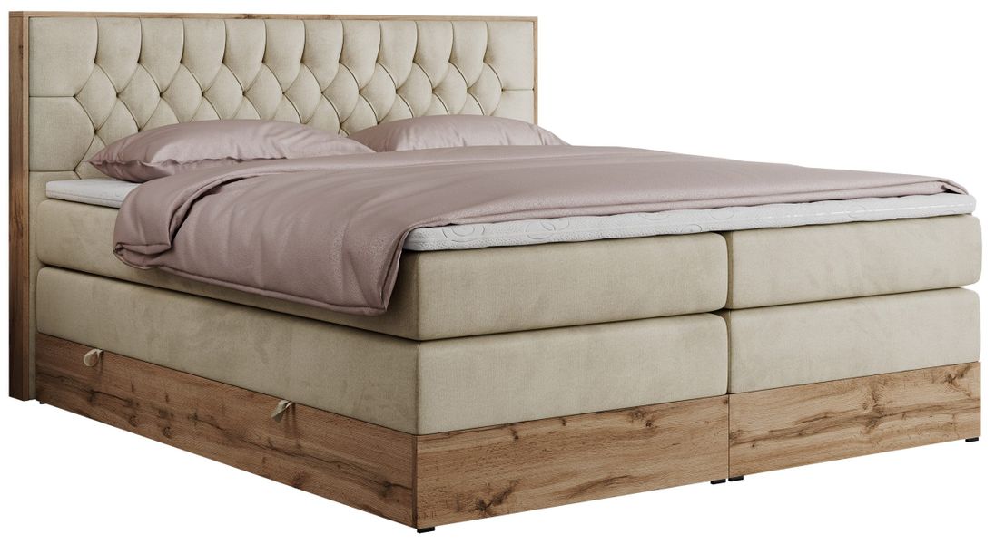 MKS MÖBEL Boxspringbett AMORE KING (Set, günstig online kaufen