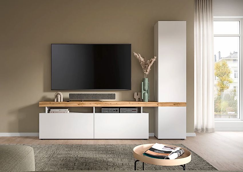 INOSIGN Wohnwand "MAMBO, TOPSELLER, Breite 235 cm, grifflose Fronten, Push günstig online kaufen