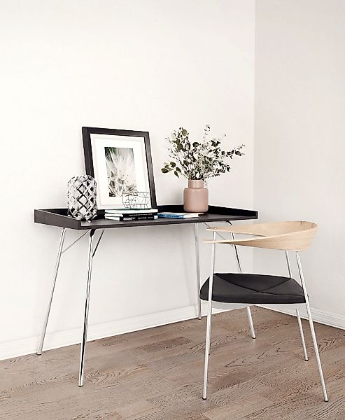 Woodman Schreibtisch Holzfurnier aus Eiche, Breite 115 cm, FSC-zertifiziert günstig online kaufen