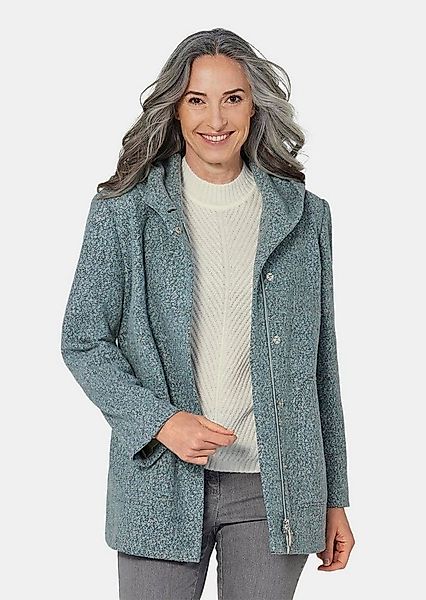 GOLDNER Winterjacke Kurzgröße: Boucle-Jacke mit feinen Details günstig online kaufen