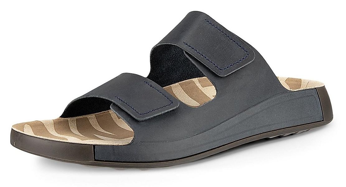 Ecco Cozmo M Pantolette, Sommerschuh, Schlappen, Klettschuh mit dezenten Zi günstig online kaufen