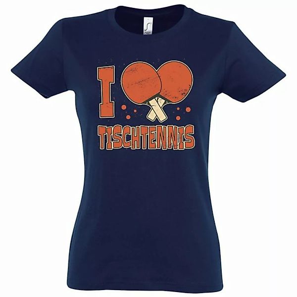 Youth Designz Print-Shirt "I love Tischtennis" Damen T-Shirt mit modischem günstig online kaufen