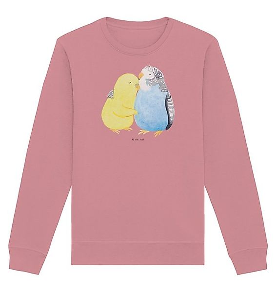 Mr. & Mrs. Panda Longpullover Wellensittich Liebe Größe S - Canyon Pink - G günstig online kaufen