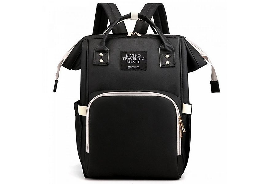 Herzberg Rucksack Herzberg Multifunktionale Wickeltasche in Schwarz (1-tlg) günstig online kaufen